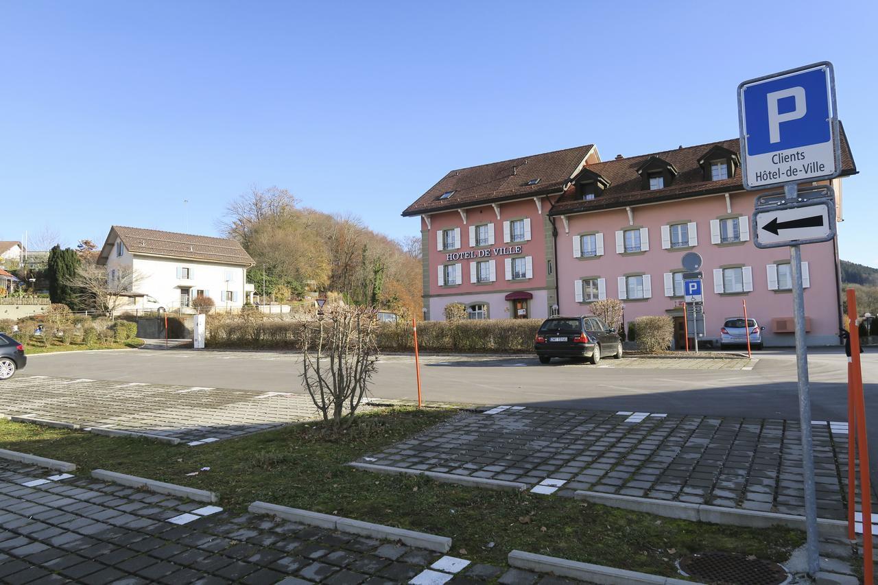 Hotel-De-Ville D'Attalens Bagian luar foto